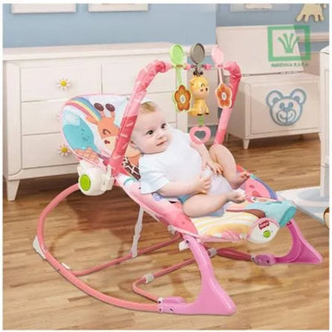 Giraffe Infant To Toddler Baby Musical Rocker